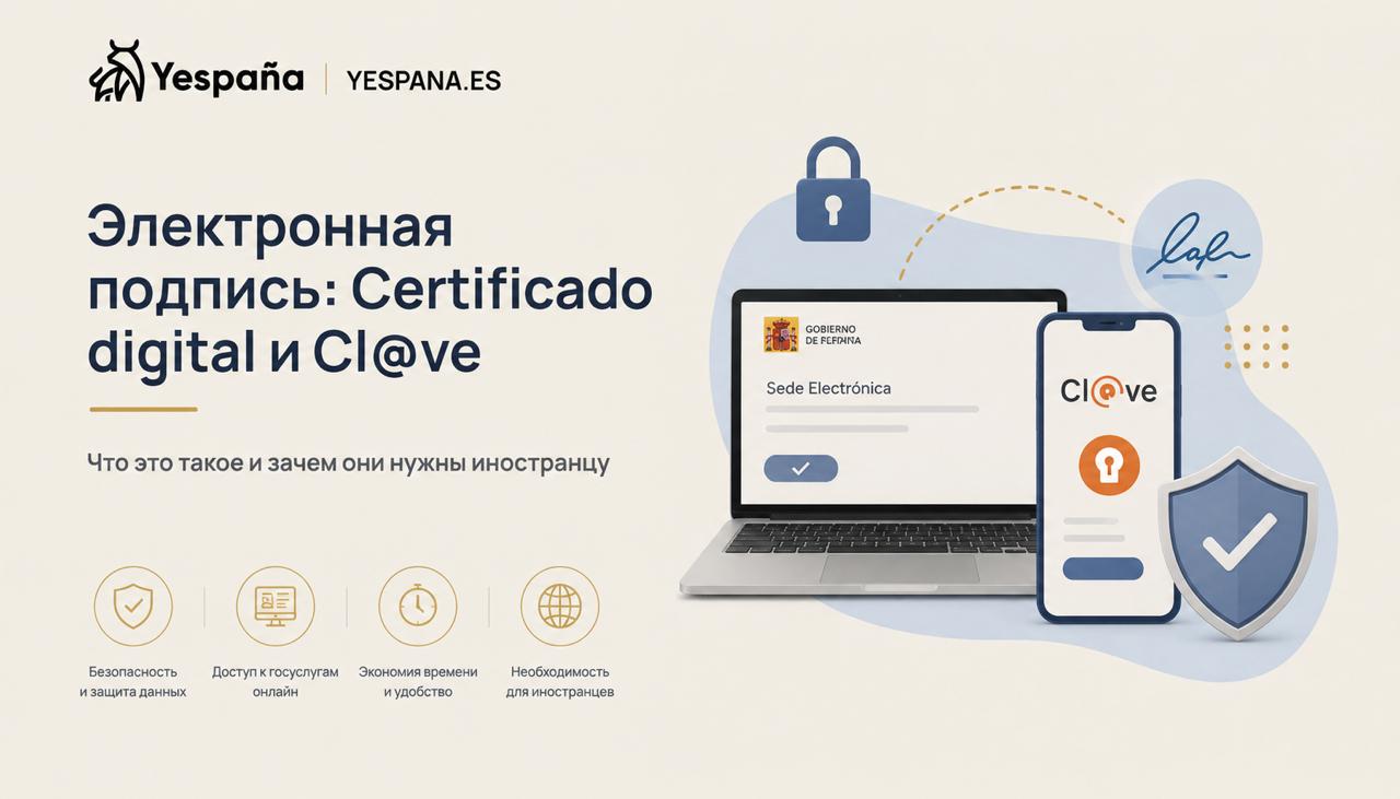 Certificado digital и Cl@ve в Испании: зачем они нужны иностранцу