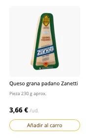 Grana Padano Zanetti Испания