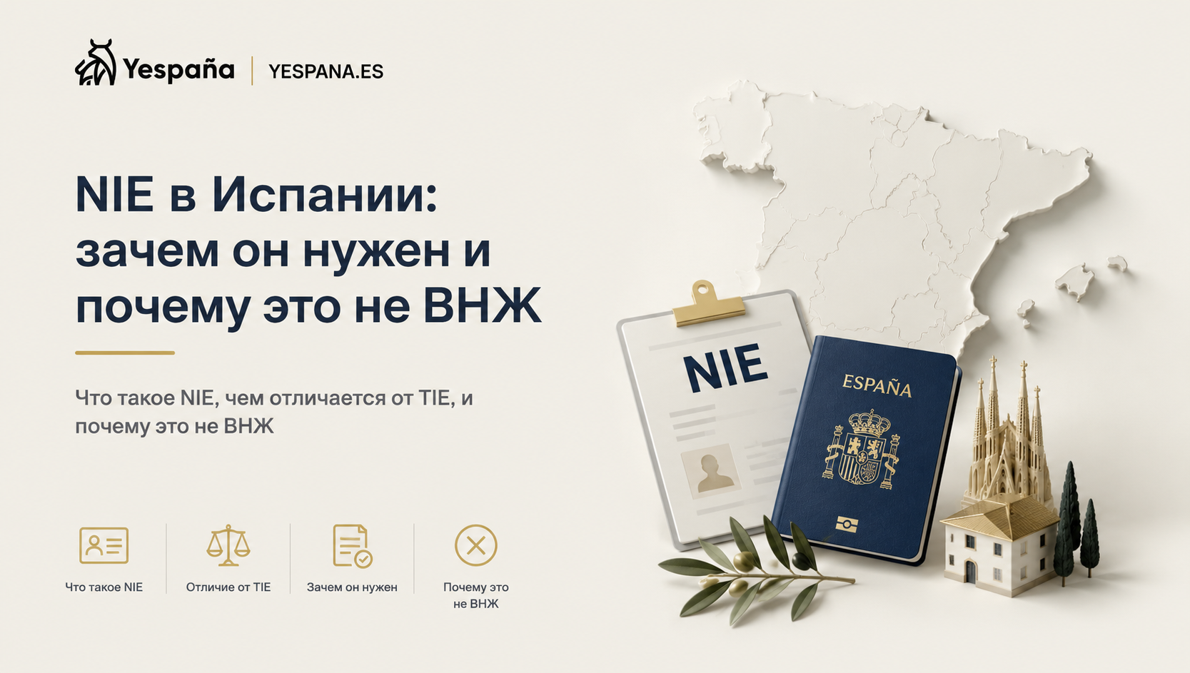 NIE в Испании: зачем он нужен и почему это не ВНЖ